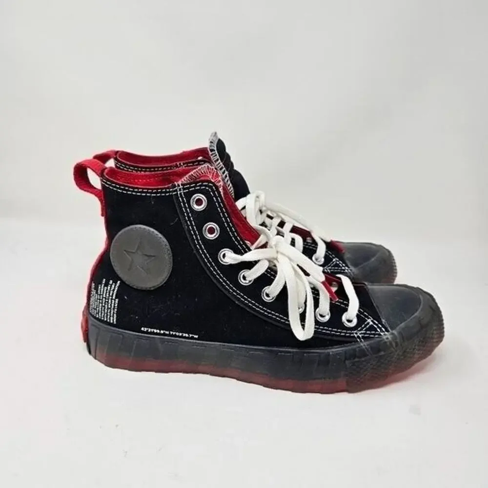 Converse Men's Sneakers 7 UNT1TL3D Hi Black/Almost Black Canvas
